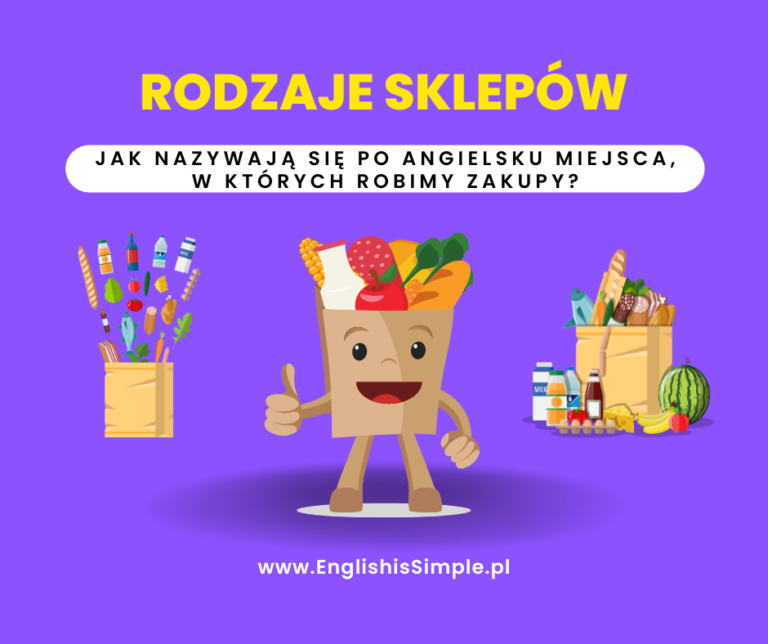 Rodzaje sklepów po angielsku ENGLISH IS SIMPLE