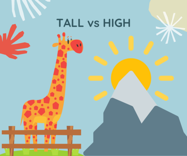 HIGH vs TALL - ENGLISH IS SIMPLE